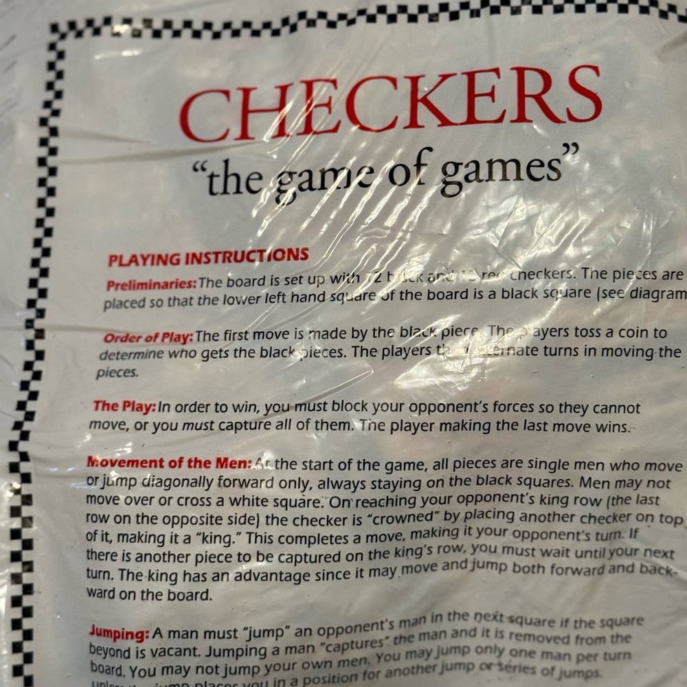 ♟️ Multi-Game Checkers Set